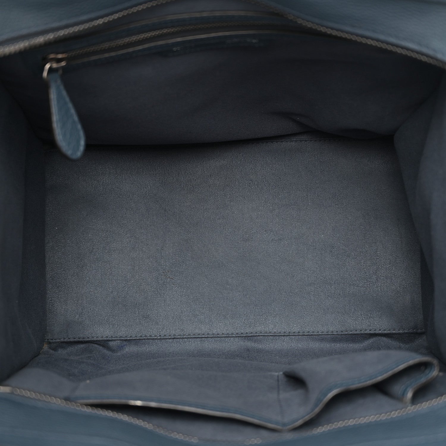 Drummed Calfskin Mini Luggage Slate