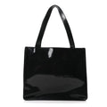Patent CC Shopper Tote Black