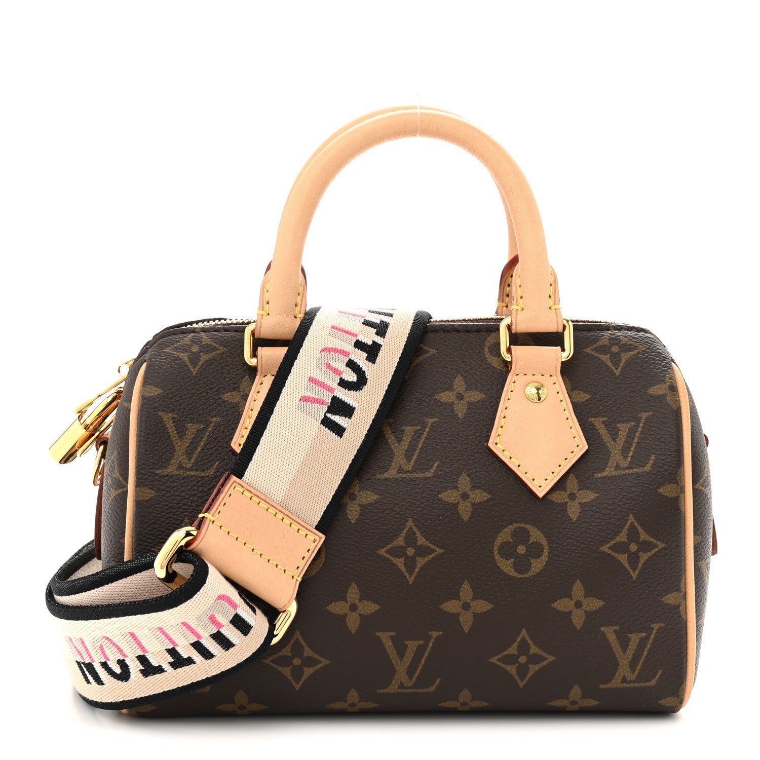 Monogram Speedy Bandouliere 20 Black