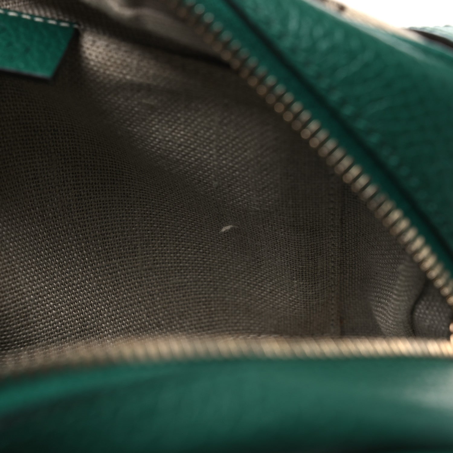 Monogram Dollar Calfskin Mini Bree Messenger Bag Beige Ebony Emerald