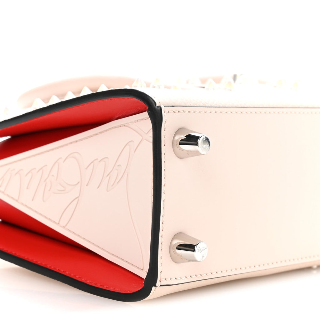 Calfskin Spikes Loubinthesky Paloma Baguette Leche