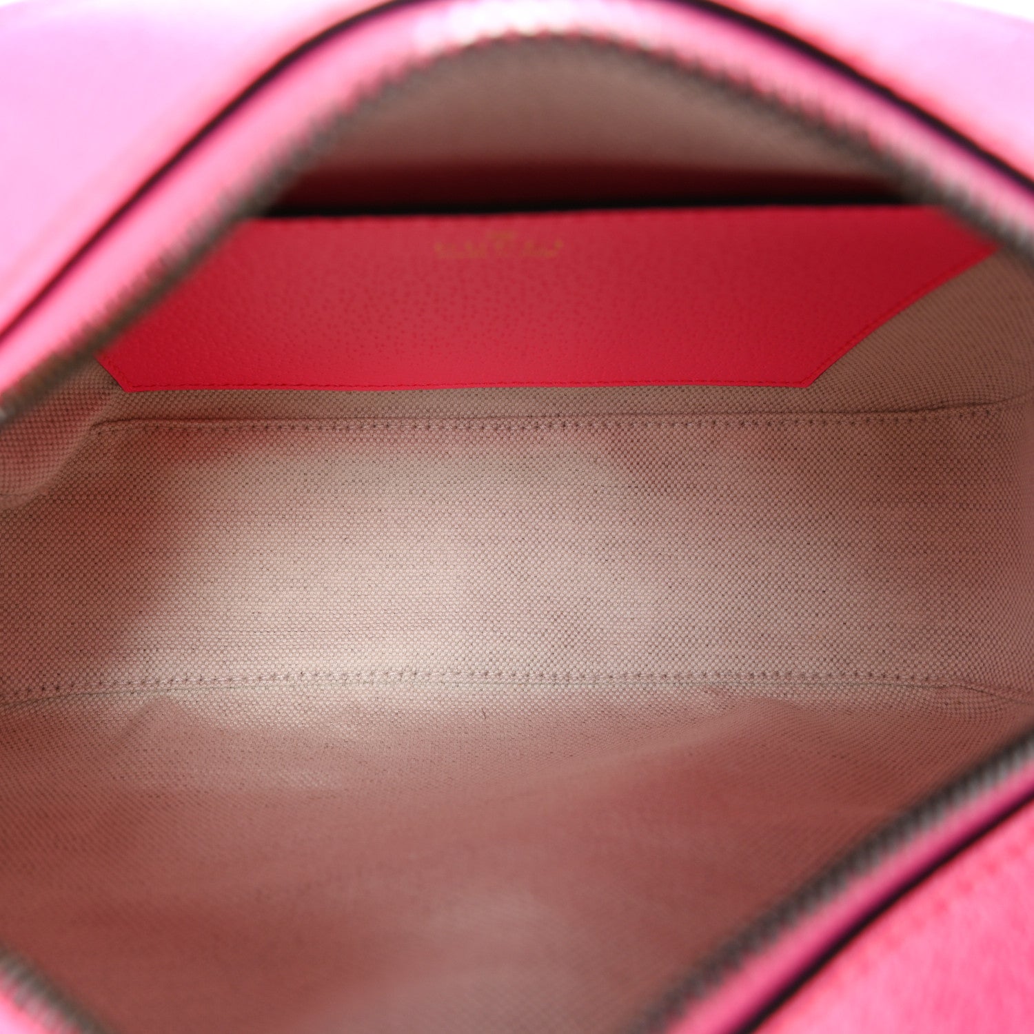 GG Supreme Monogram Textured Dollar Calfskin Web Ophidia Small Crossbody Bag Beige Ebony Fuchsia
