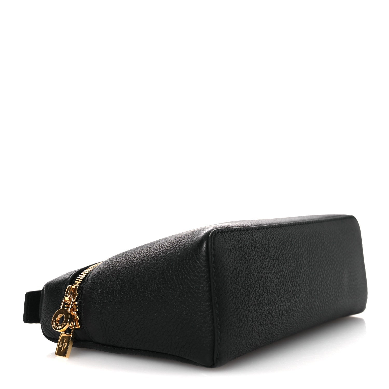 Grained Calfskin L19 Extra Pocket Pouch Black