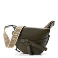 Calfskin Jacquard Small Gate Dual Bag Autumn Green