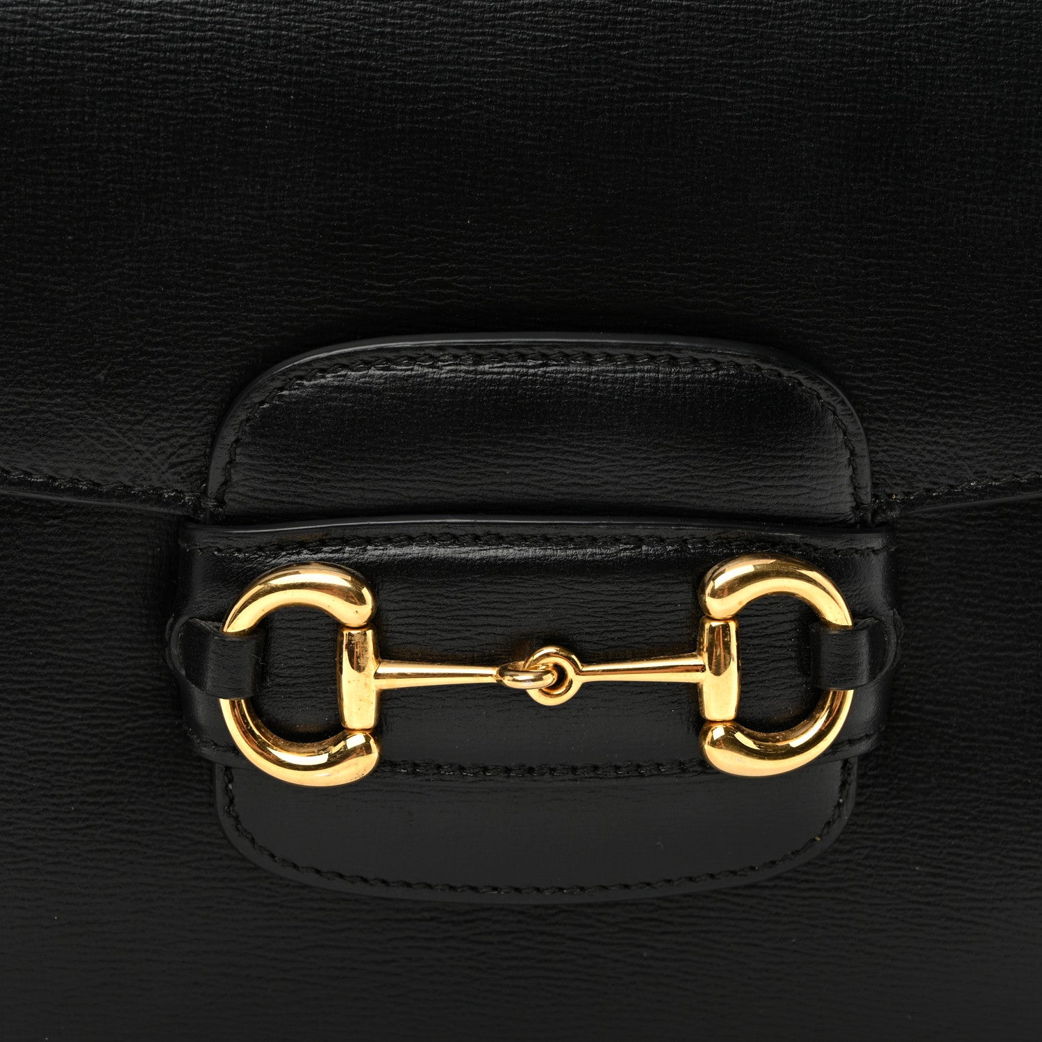 Azalea Calfskin Horsebit 1955 Shoulder Bag Black