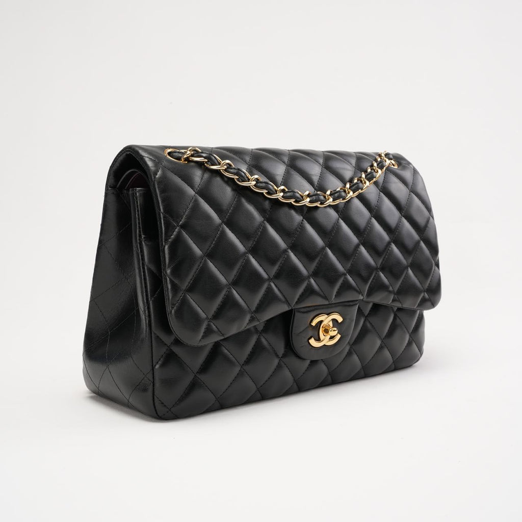 Chanel Timeless Jumbo Double Flap Lamb Black 2011