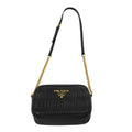Prada 1BH112 Nylon Leather Shoulder Bag