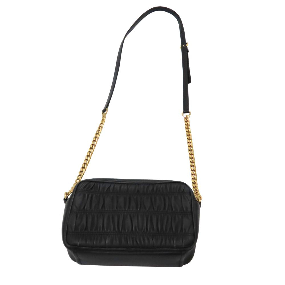 Prada 1BH112 Nylon Leather Shoulder Bag
