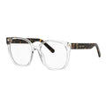 Marc Jacobs Eyeglasses Square Full Rim, Transparent/Havana Frame and Clear Demo Lenses Lens MARC7260AIO00