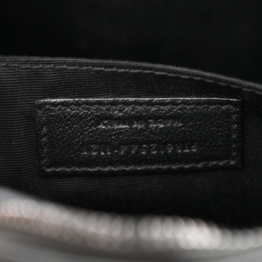 Calfskin Matelasse Monogram Monochrome Lou Camera Bag Black