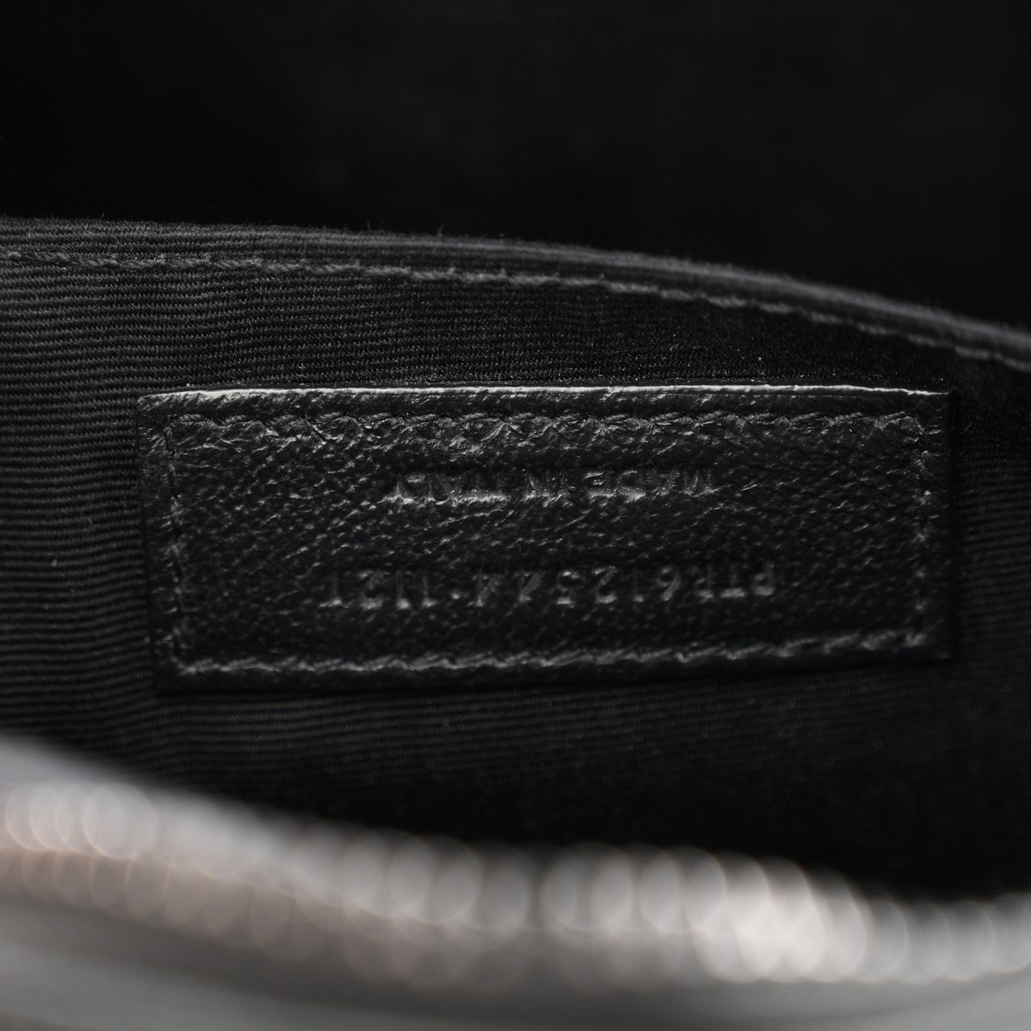 Calfskin Matelasse Monogram Monochrome Lou Camera Bag Black