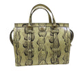 Gucci Double G Python Medium Tote Bag