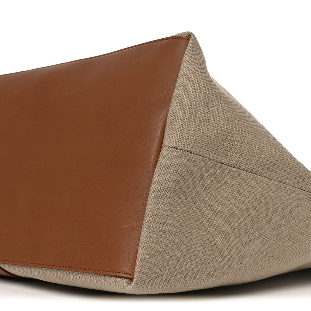 Canvas Calfskin Y Tote Desert Dust Brick