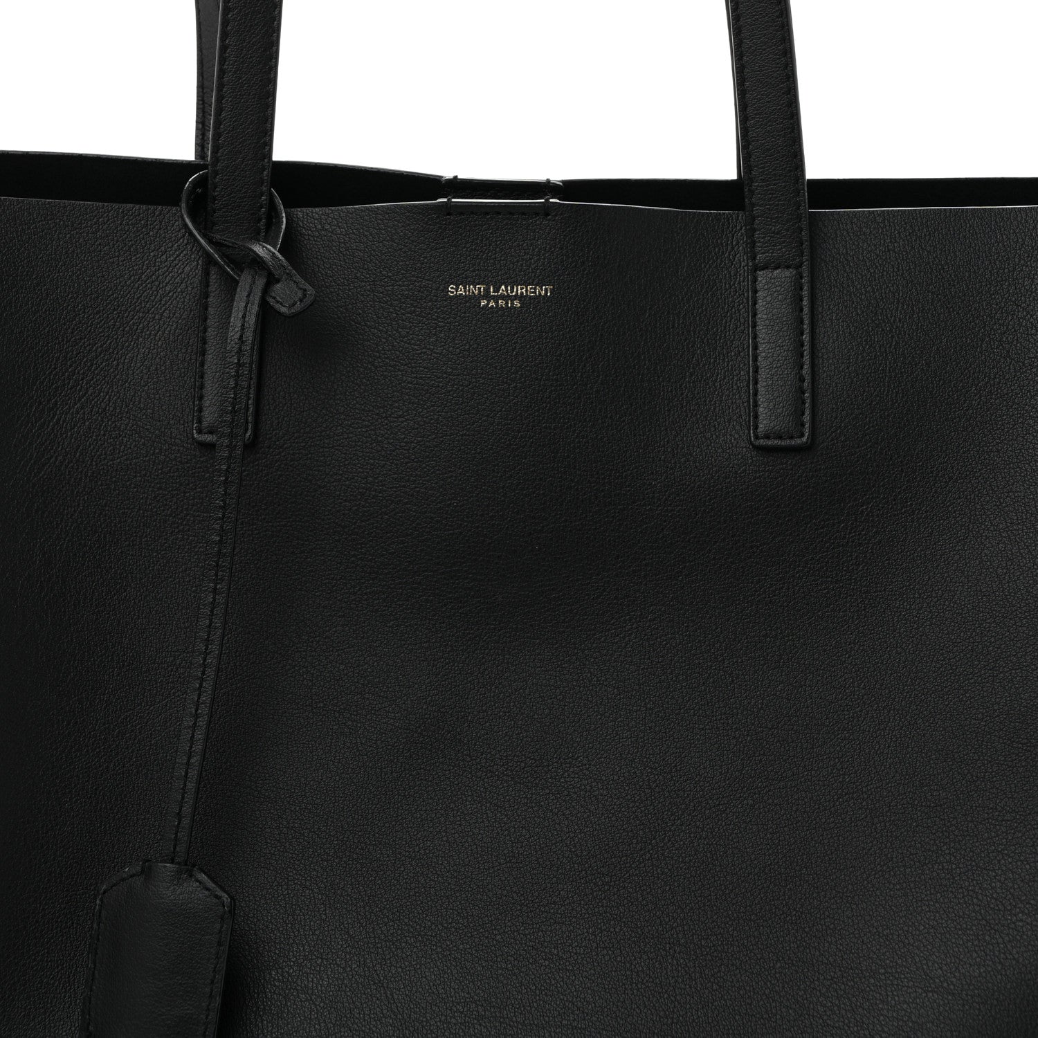 Calfskin Large Shopping Tote Black