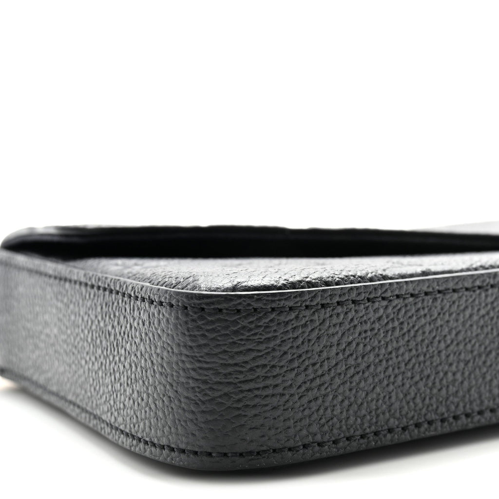 Empreinte Pochette Felicie Chain Wallet Black
