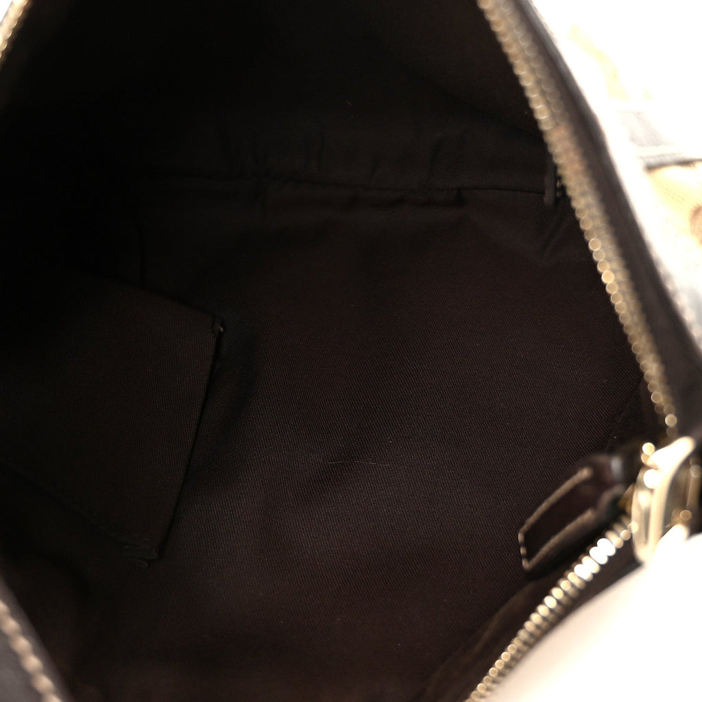 Monogram Small D Gold Ring Messenger Dark Brown