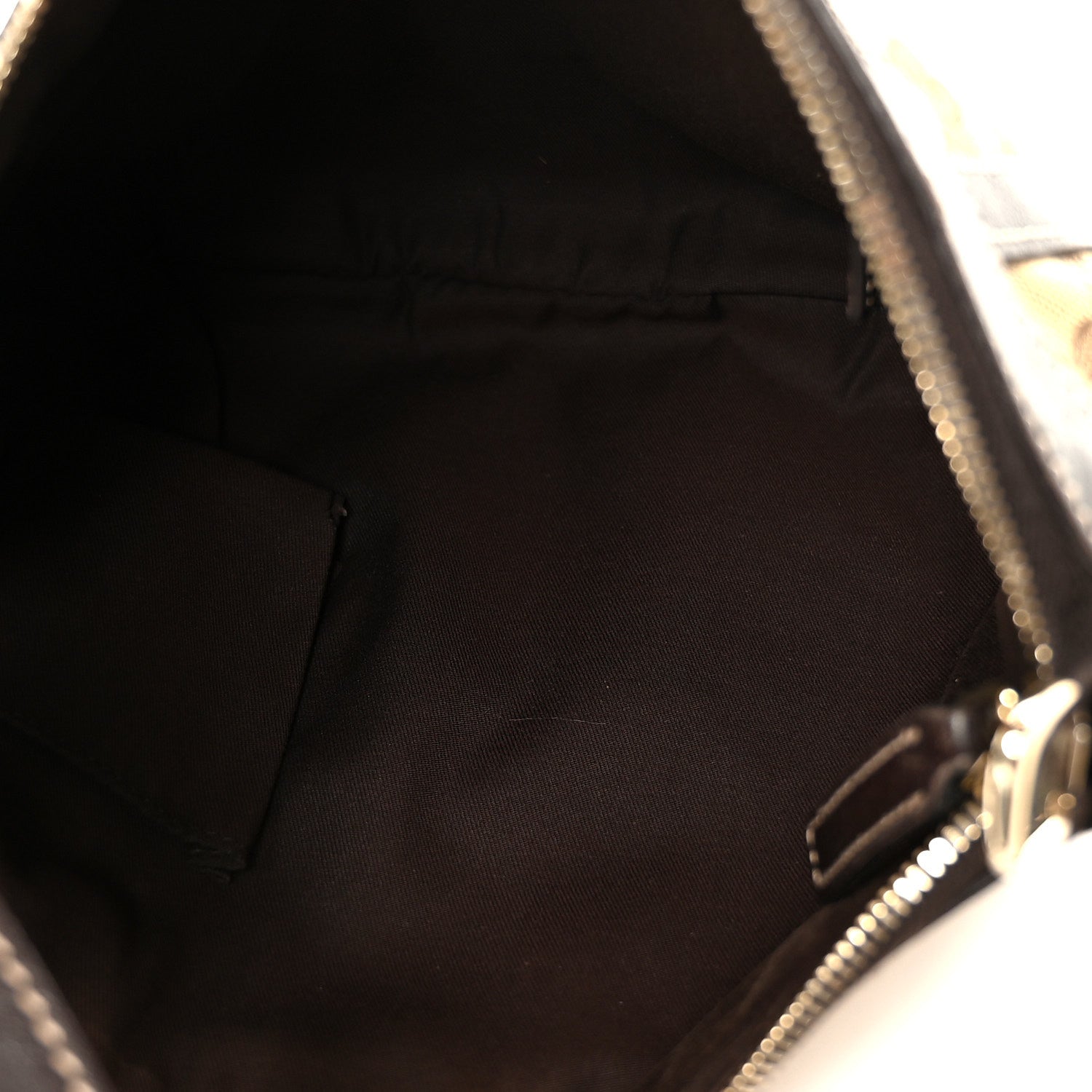 Monogram Small D Gold Ring Messenger Dark Brown