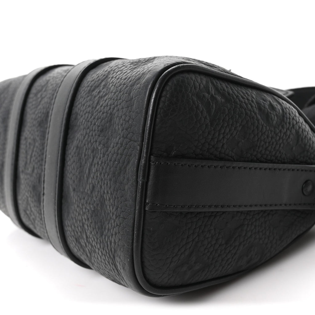 Monogram Taurillon Keepall Bandouliere 25 Black