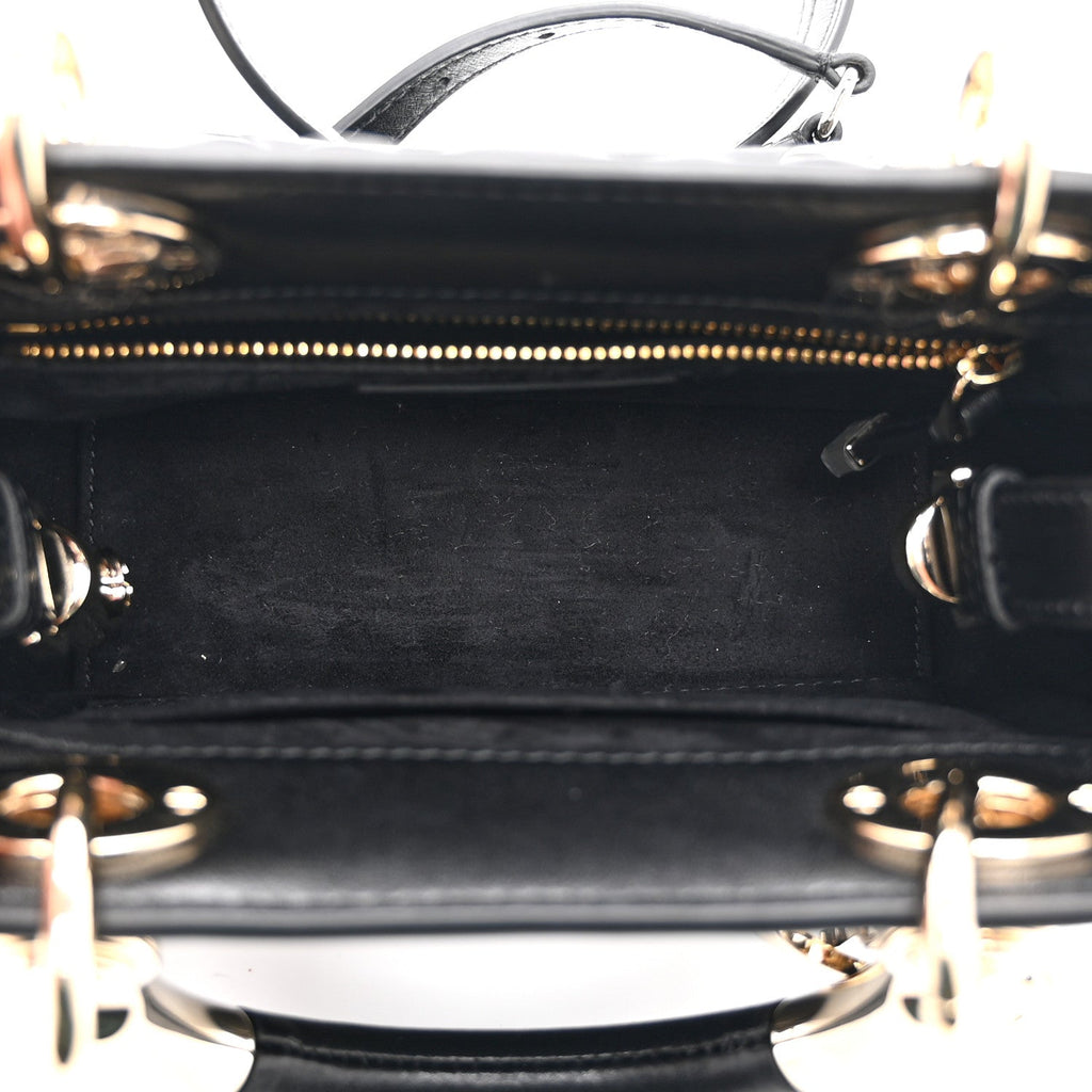 Calfskin Cannage Mini The Lady 95.22 Black