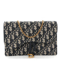 Oblique Saddle Chain Pouch Blue