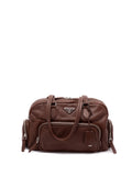 Prada Women Large Washed Leather Bag
