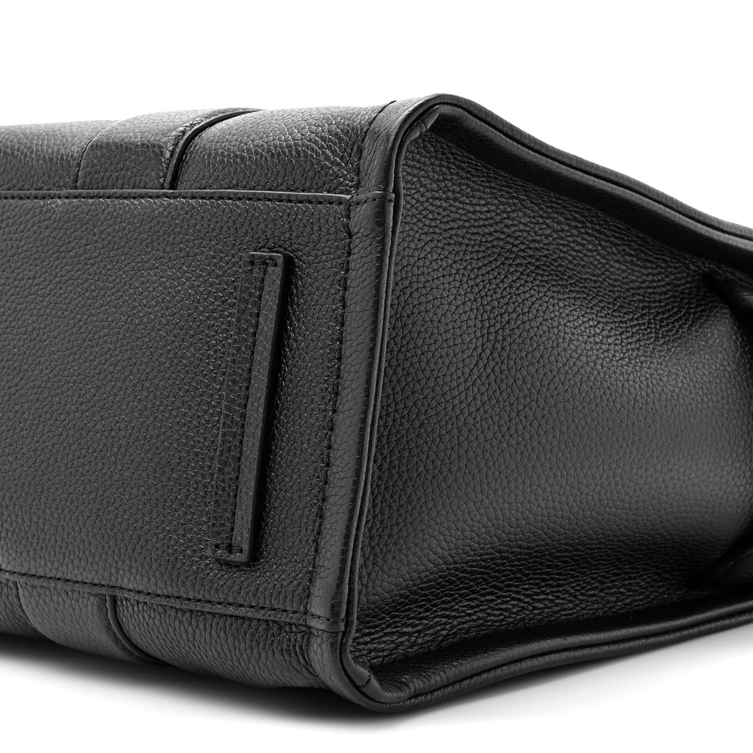 Grained Calfskin Large The Tote Bag Black
