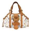 Monogram Multicolor Theda GM White