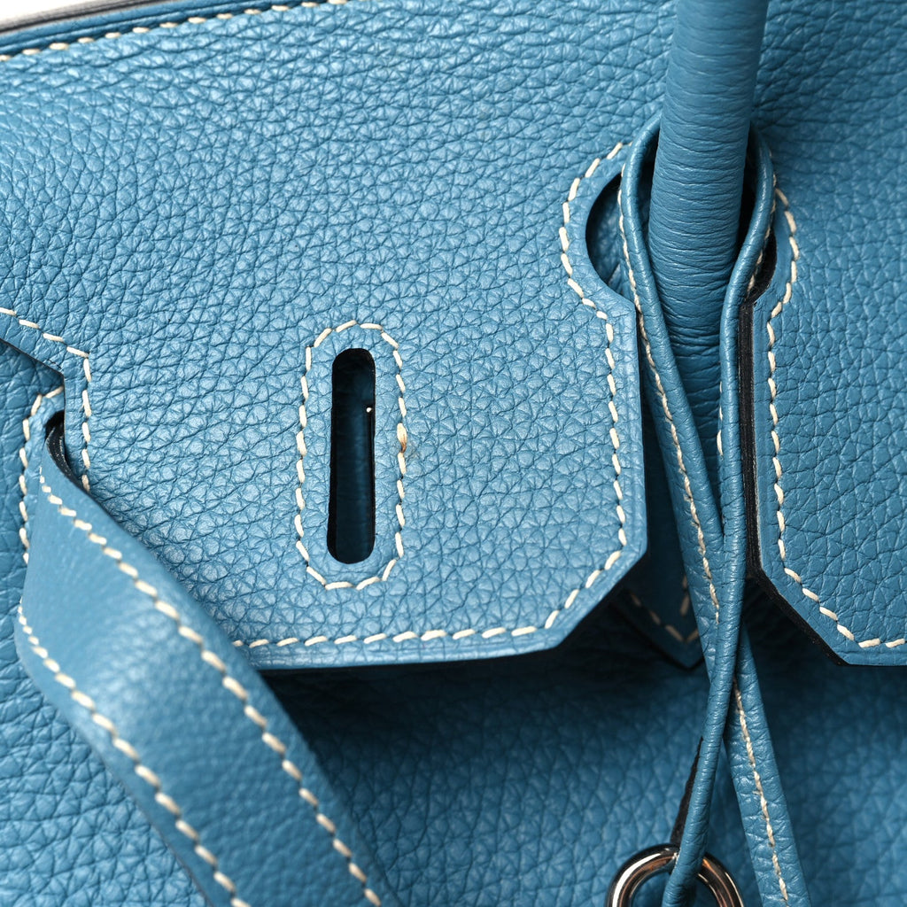 Togo Birkin 30 Blue Jean