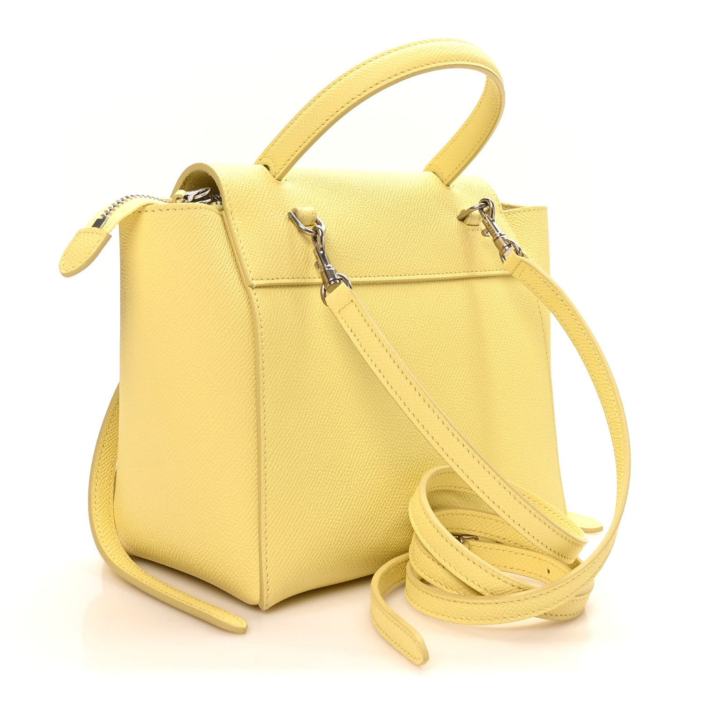 Grained Calfskin Nano Belt Bag Citrus