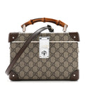 GG Supreme Monogram Globe-Trotter Beauty Case Brown