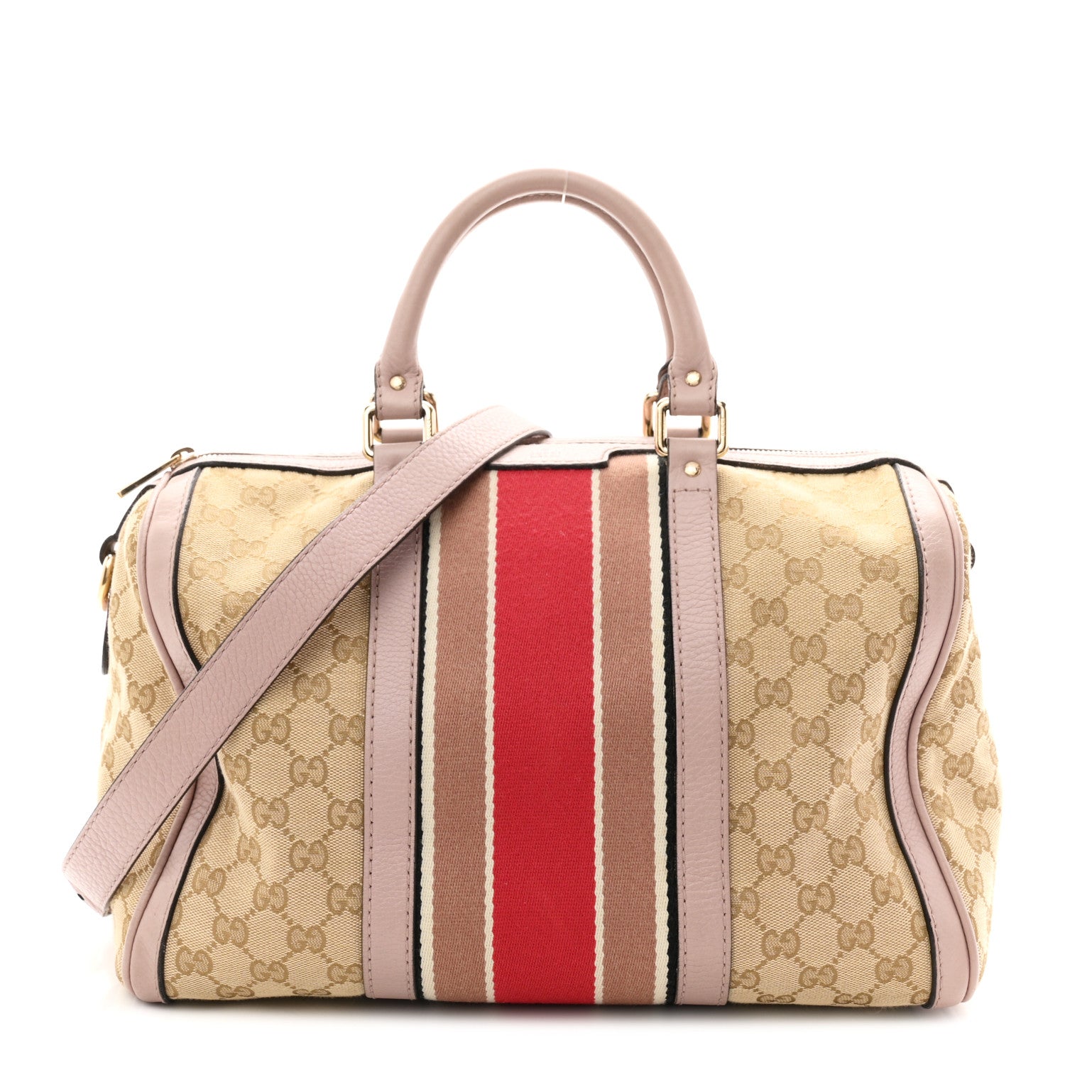 Monogram Vintage Web Medium Boston New Sand Lilas