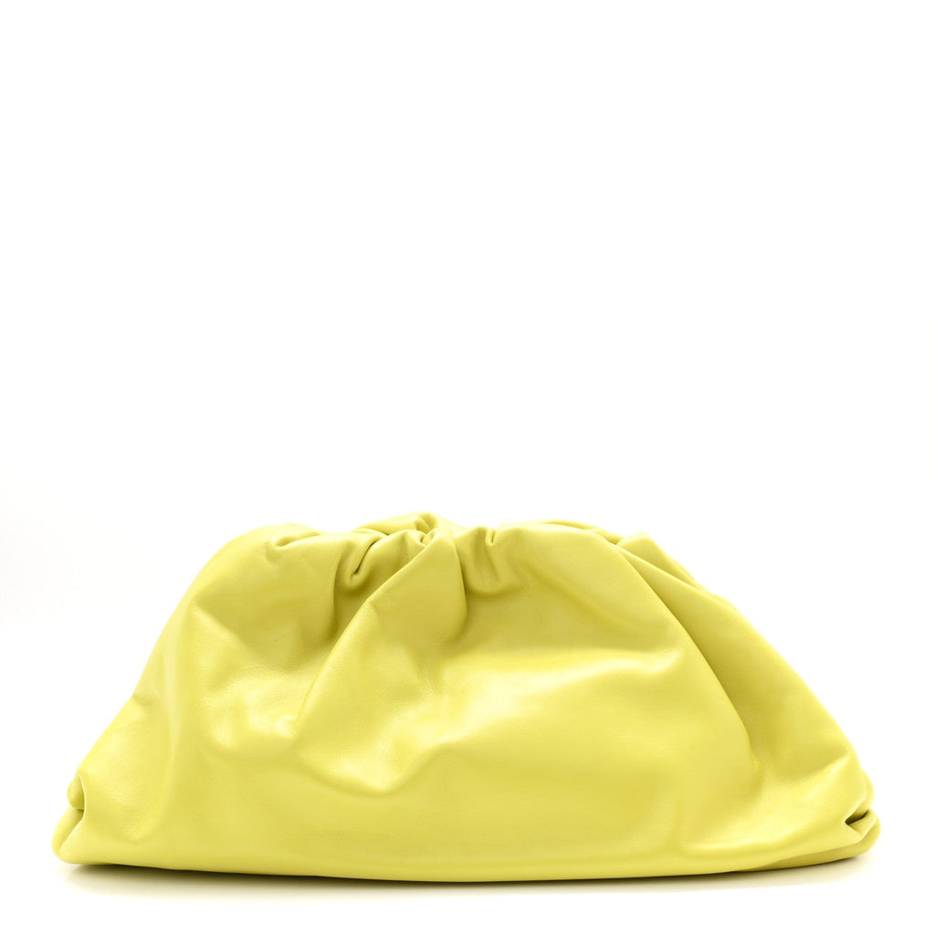 Smooth Butter Calf The Pouch Oversized Clutch Kiwi