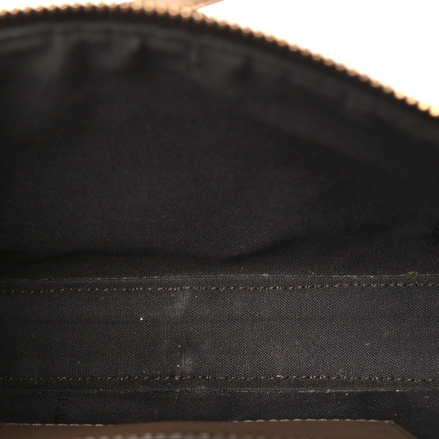 Fabric Jacquard Vitello Grace FF 1974 Baguette Pouch Tobacco Moro Sand