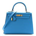 Epsom Kelly Sellier 28 Bleu Frida