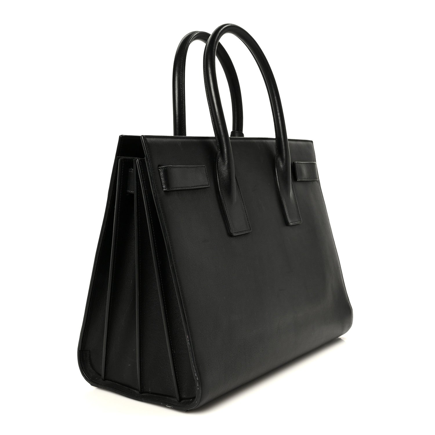 Calfskin Large Sac De Jour Carryall Black