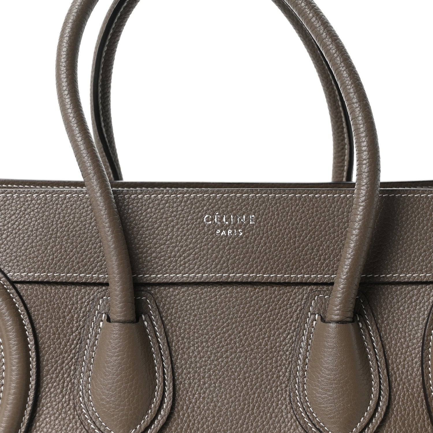 Drummed Calfskin Micro Luggage Souris