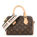 Monogram Speedy Bandouliere 20 Black Black