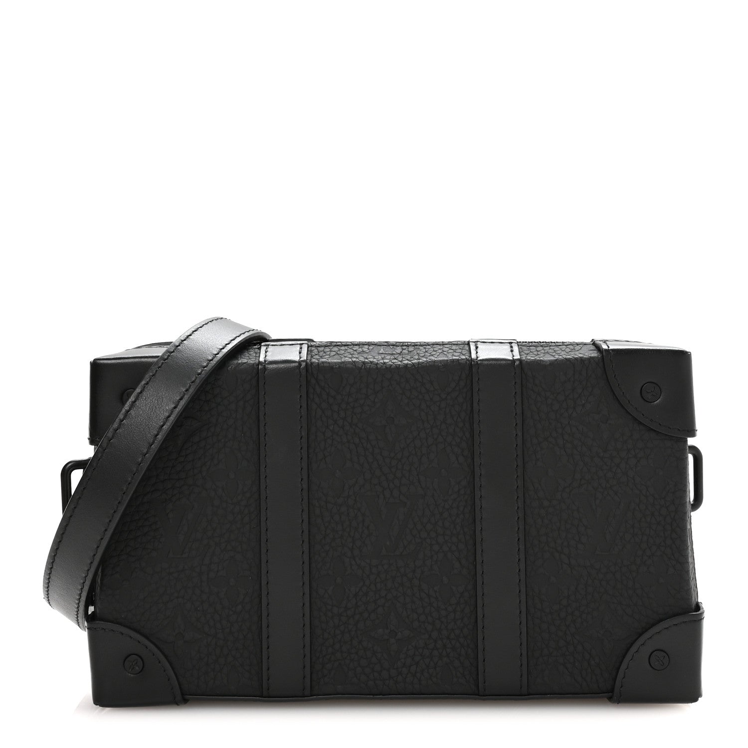 Taurillon Monogram Soft Trunk Wallet Black