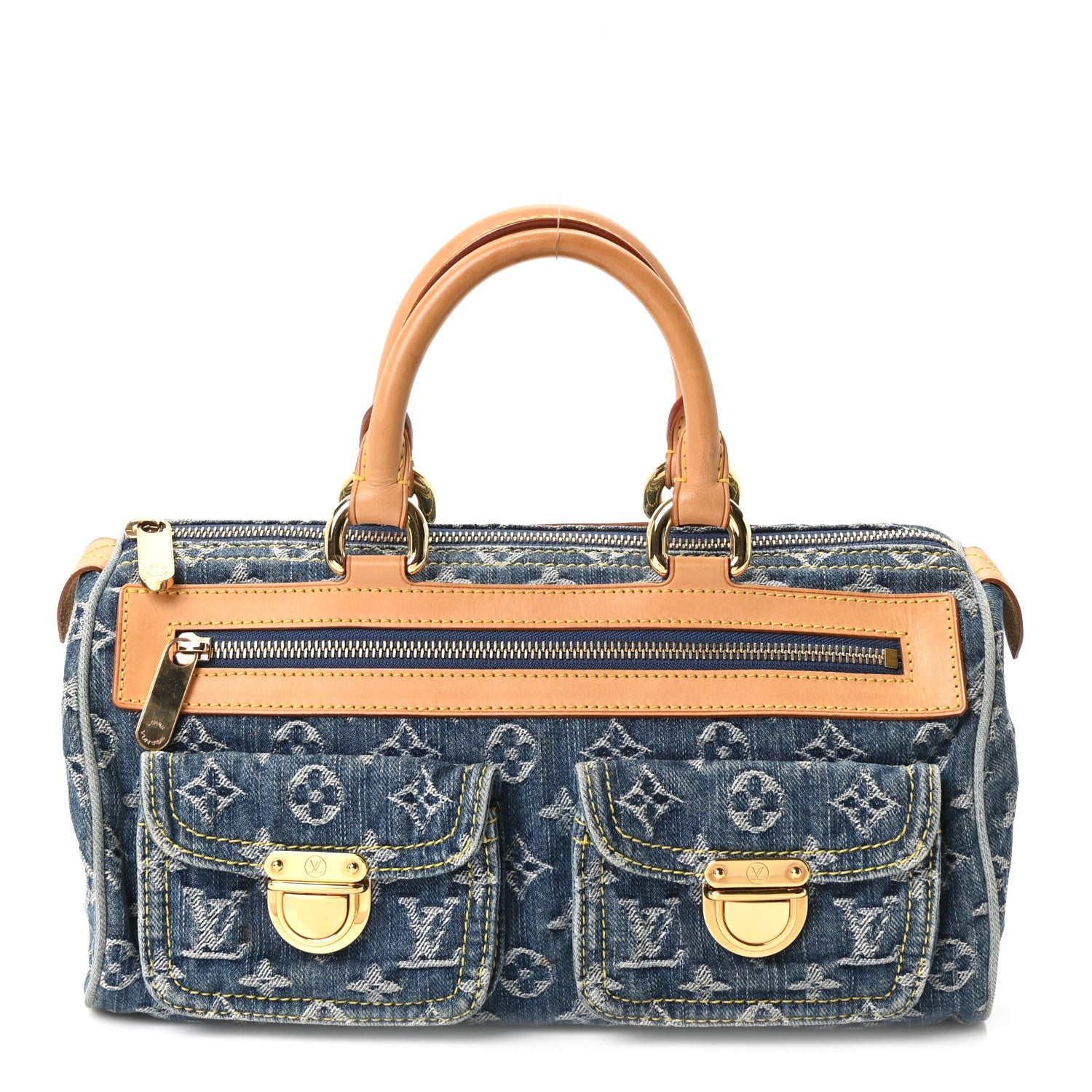 Monogram Denim Neo Speedy Blue