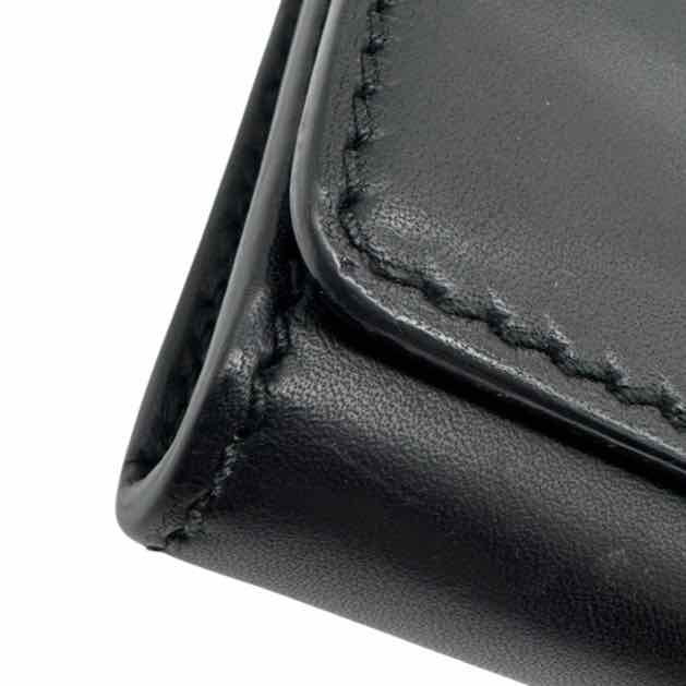 DIOR Calfskin J'Adior Chain Flap Bag Black