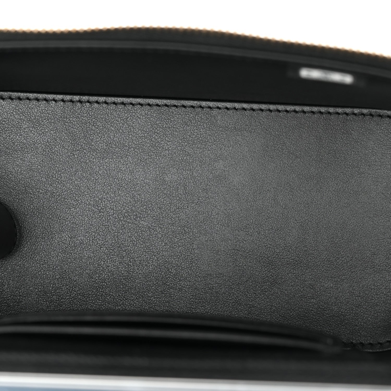Caviar Quilted Trendy Handle Mini Vanity Black