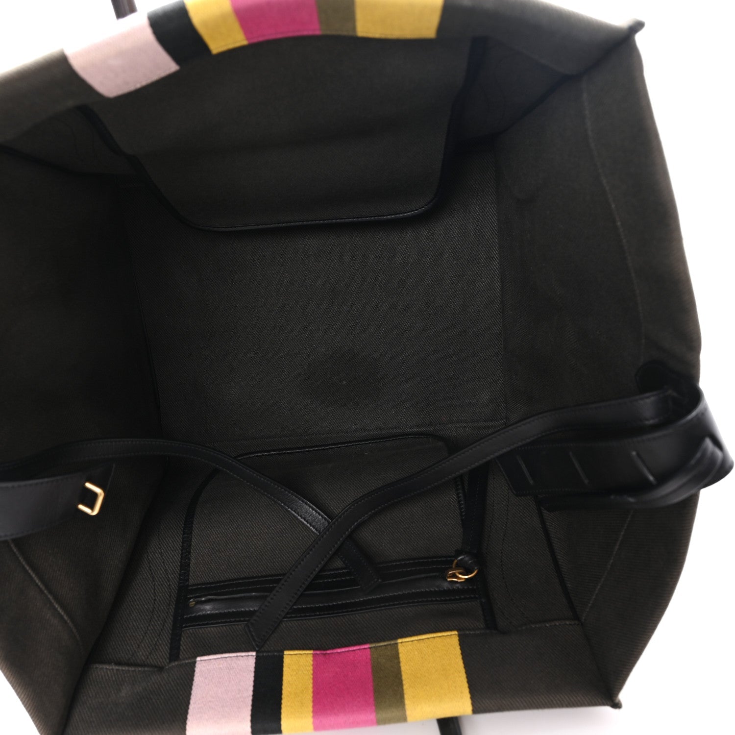 Canvas Striped Medium Phantom Luggage Multicolor
