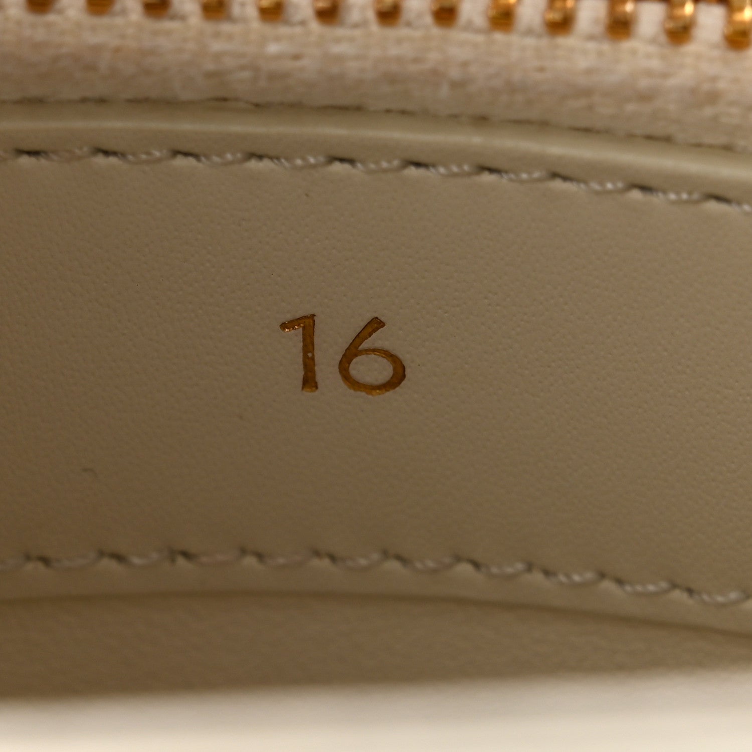 Satinated Calfskin Mini 16 Top Handle Bag White Cotton