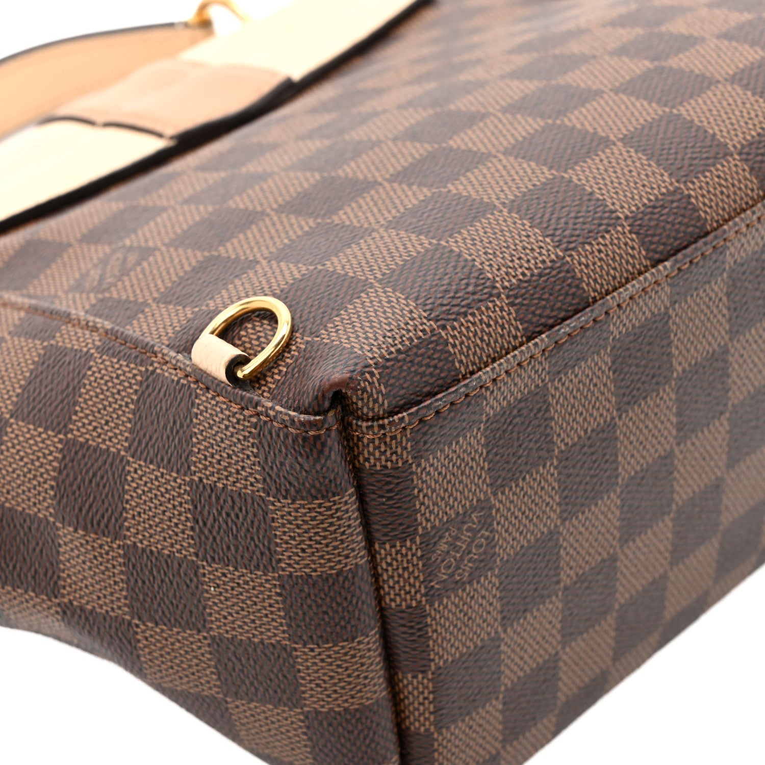 Damier Ebene Clapton Backpack Creme