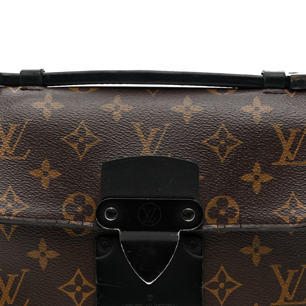 Monogram Macassar S Lock Messenger