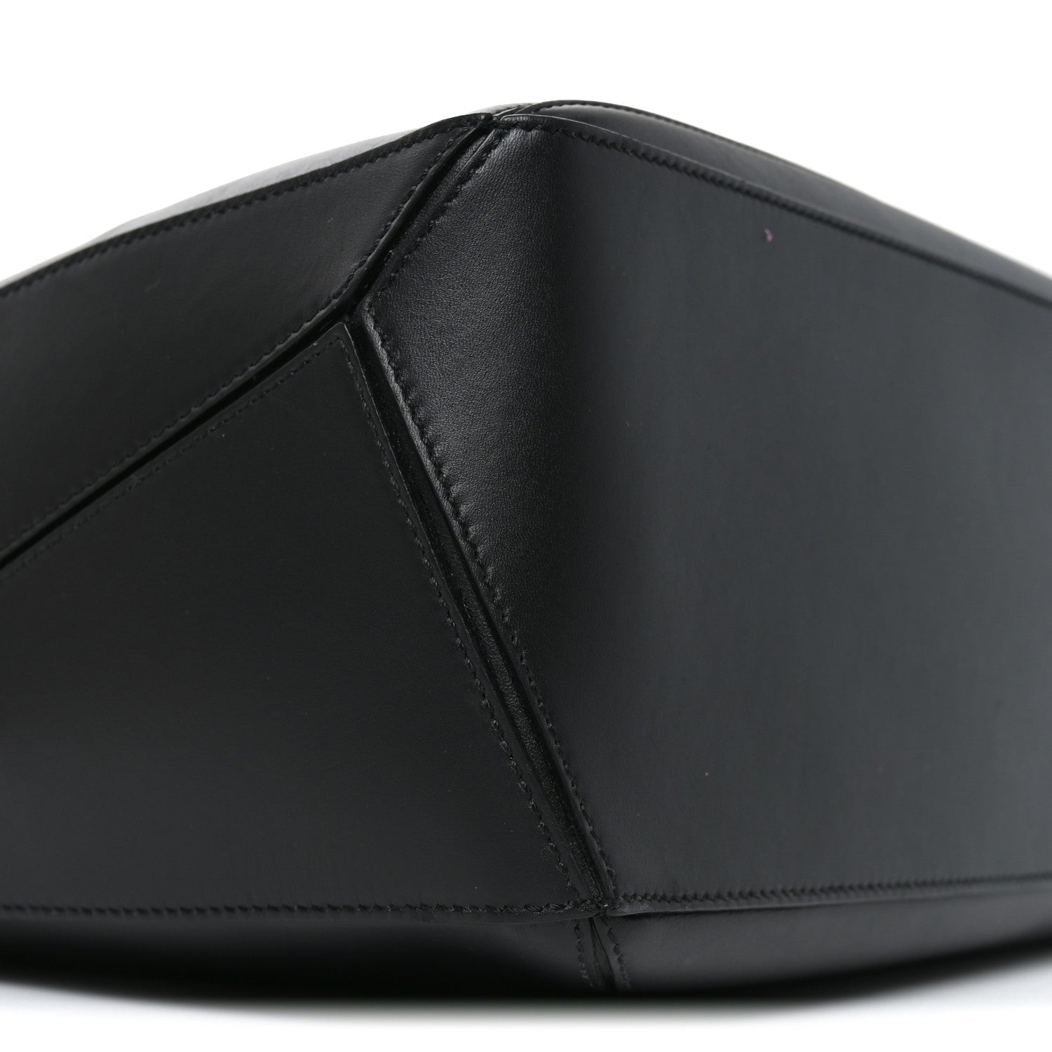 Calfskin Medium Puzzle Bag Black
