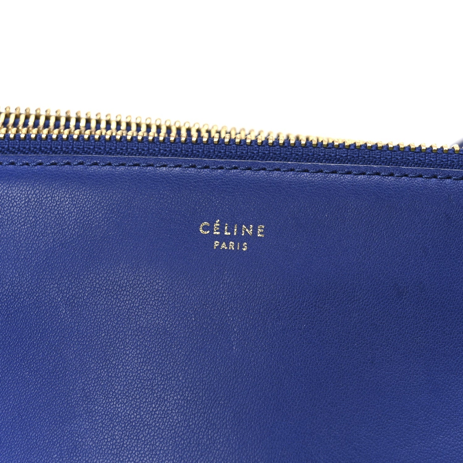Lambskin Small Trio Crossbody Bag Indigo