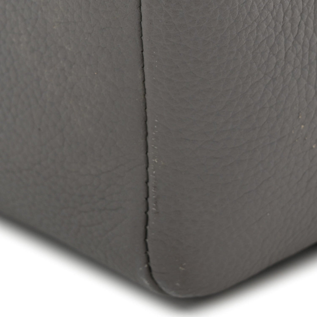 Grained Calfskin Aerogram Takeoff Backpack Grey