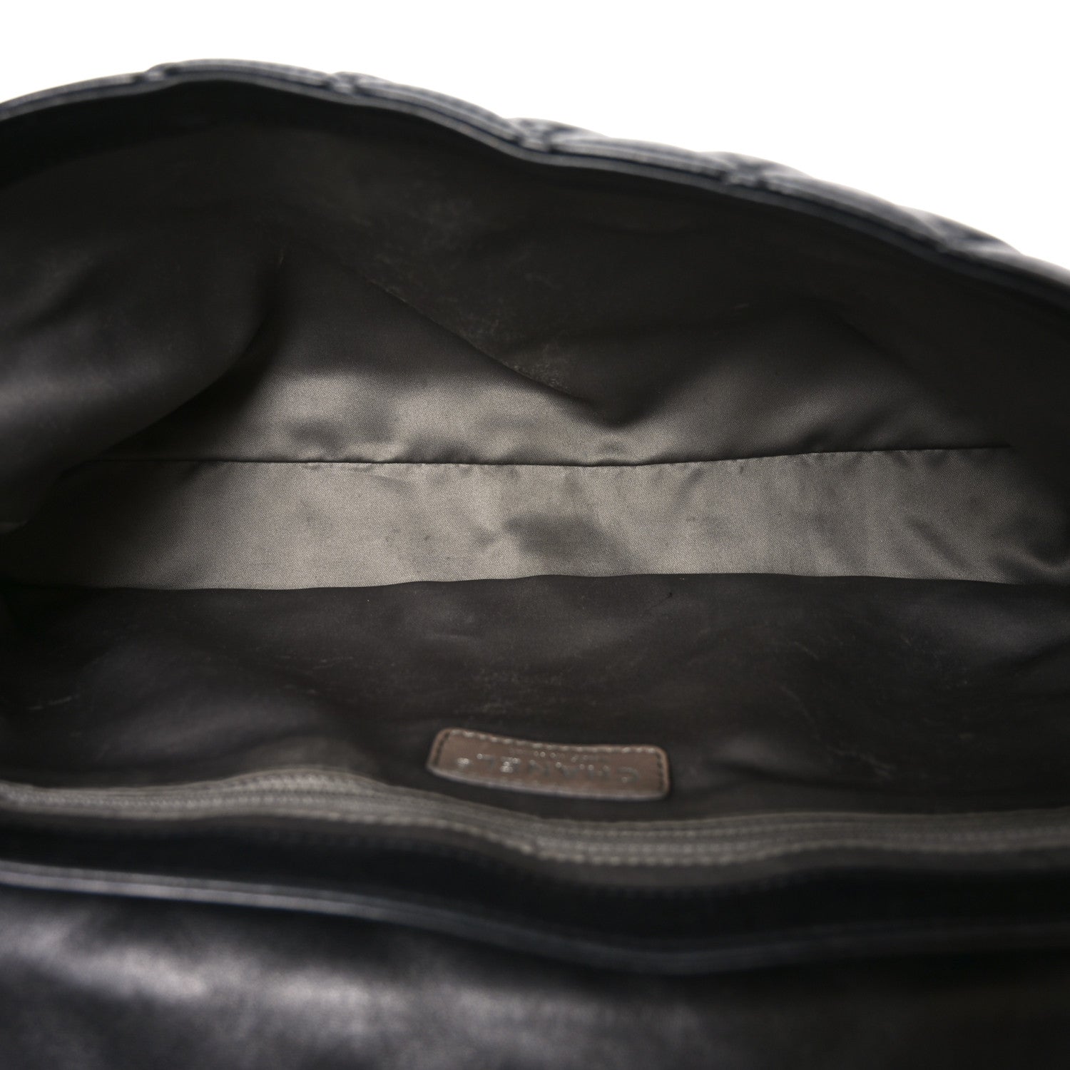 Lambskin Quilted Jumbo Coco Rain Flap Black