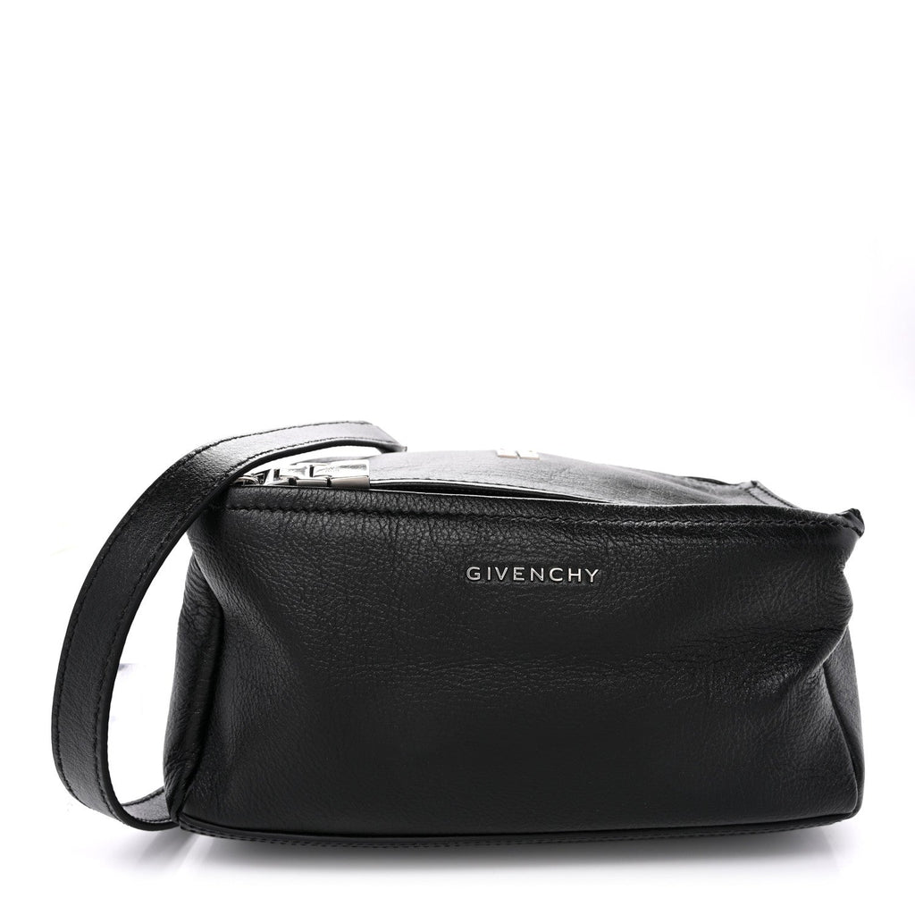 Sugar Goatskin Mini Pandora  Black